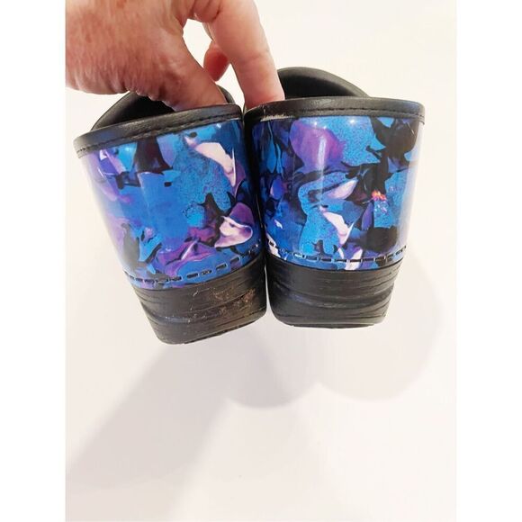 Dansko XP Peofessional Clogs Slip On Size 38 Blue Purple - Picture 6 of 8